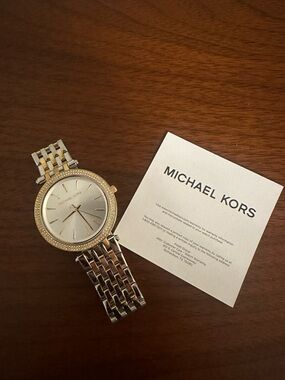 Michael Kors Women’s Darci Two-Tone Bracelet Watch
